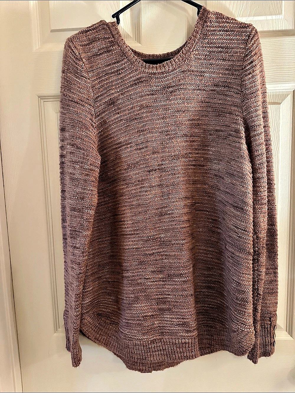 Maurices Brown Knit Sweater Size Large Like New